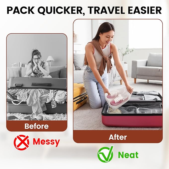 10 Pack Shoe Bags for Travel,11.8in X 15.7in，Protable shoe bags for storage with rope,large drawstring bags，Shoes Storage Organizers Pouch with Rope for Men and Women