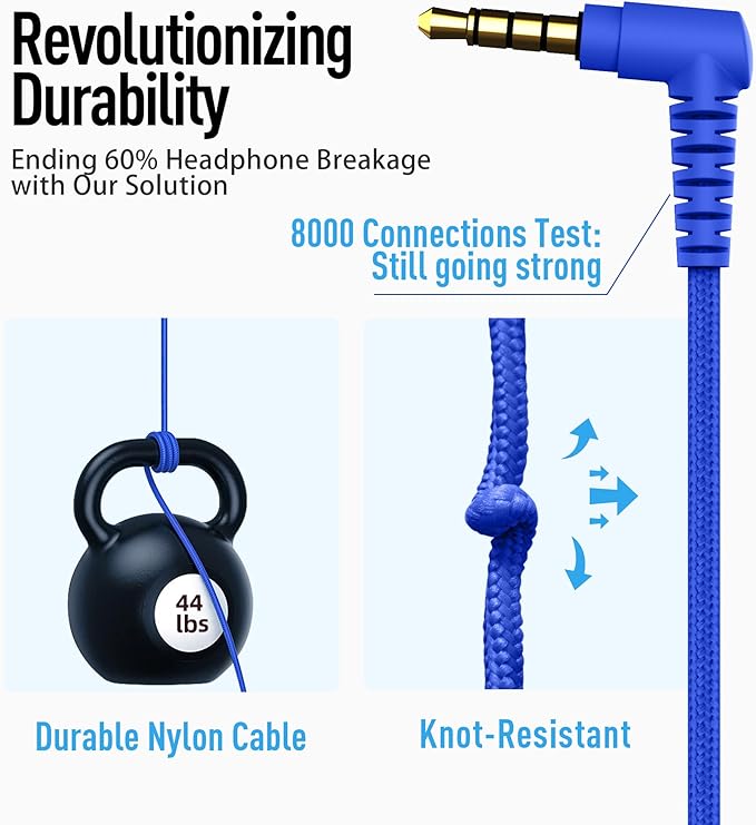 AILIHEN Kids Headphones Wired Bulk 5-Pack for K-12th Grade, School & Classroom, with Microphone, 85dB Volume Limit, Shareable, Foldable, 3.5mm Jack for Chromebook, Computer - Dark Color