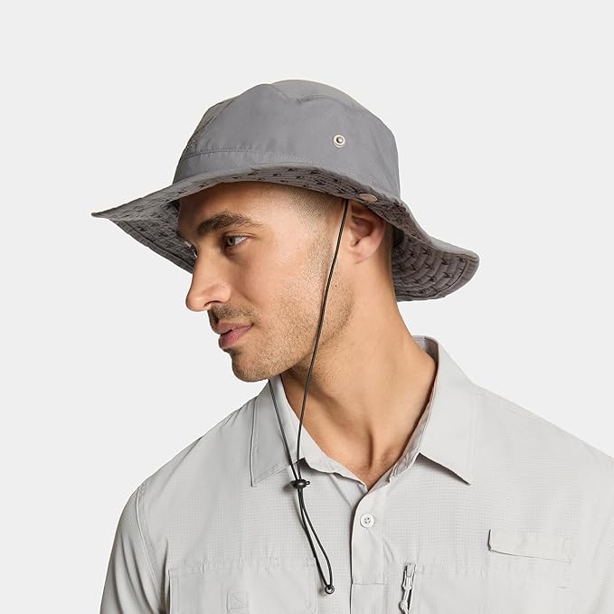 MISSION Cooling Bucket Hat - Unisex Wide-Brim Hat for Men & Women - Lightweight, Foldable & Durable - Cools Up to 2 Hours