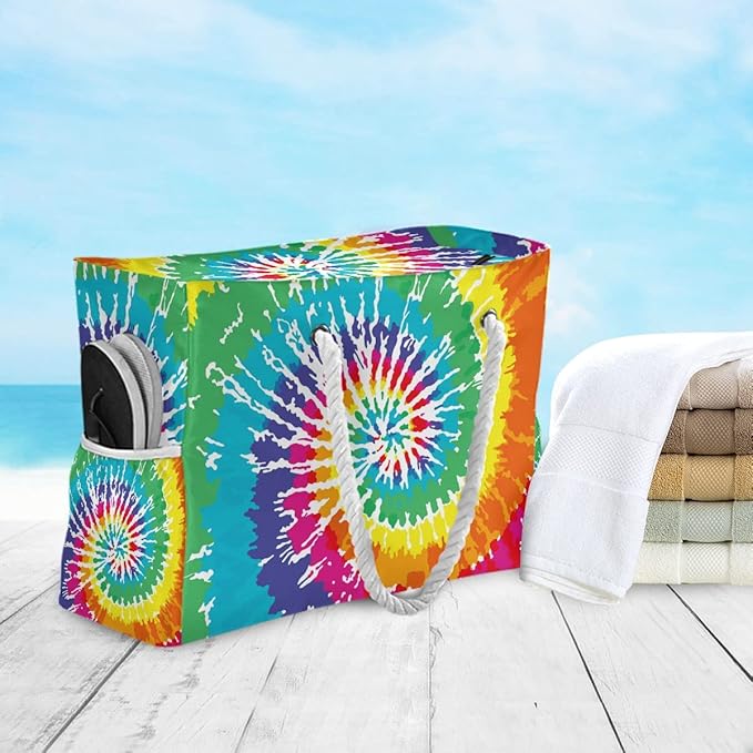 senya Large Beach Shoulder Bags Canvas Tote Water Resistant for Gym Travel Daily