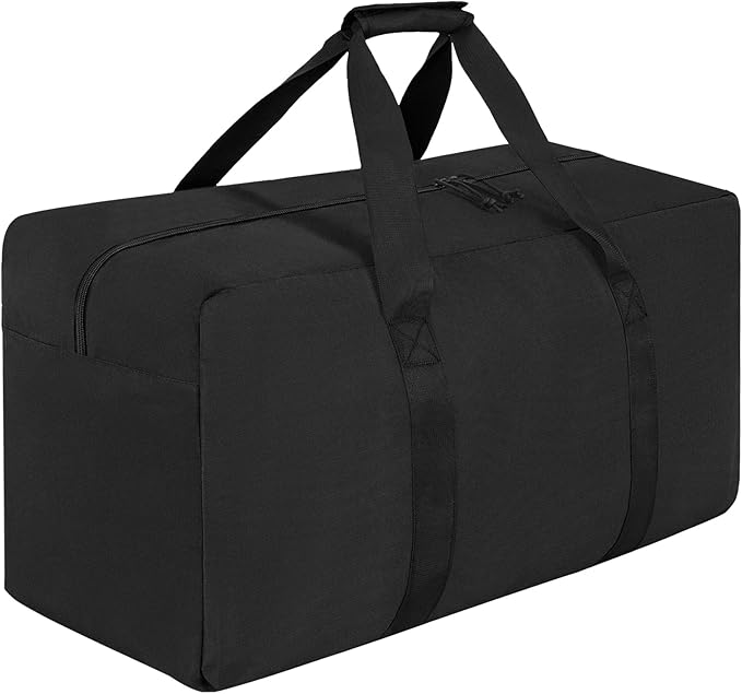 Large Travel Duffle Bag, 80L Gear Bag for Men and Women, Storage Bag Ideal for Overnight Camping and Weekend Getaways