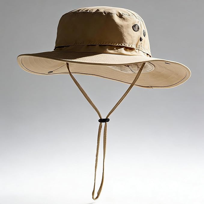 Plus Size XL XXL Sun Hats for Men Bucket Boonie UV Protection UPF50+ Waterproof Wide Brim Foldable Fishing Beach