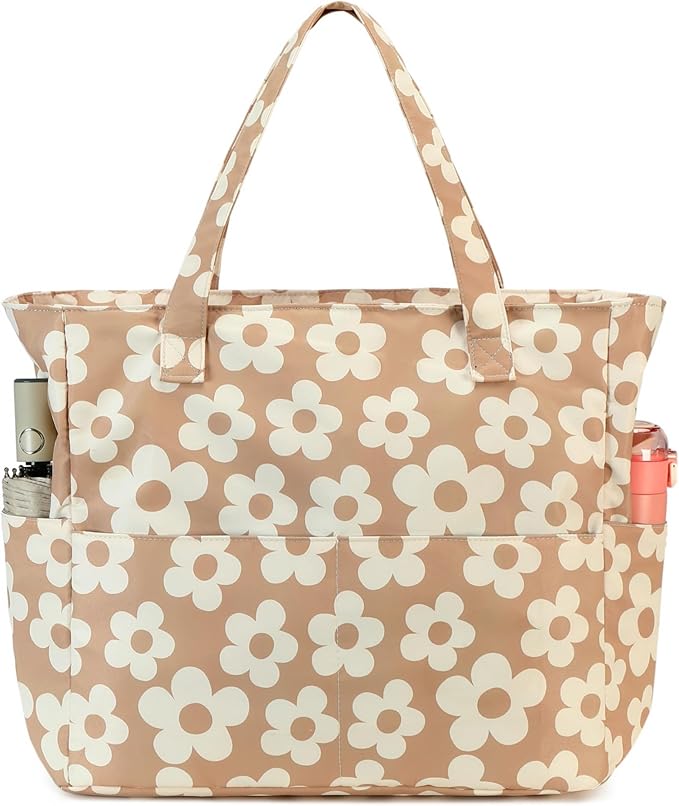 Beach Pool Bags Tote for Women Ladies Large Gym Tote Carry On Bag With Wet Compartment for Weekender Travel Waterproof