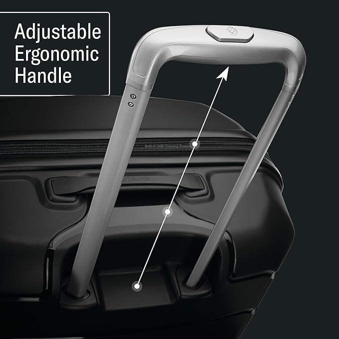 Samsonite Freeform Hardside Expandable with Double Spinner Wheels, Mint Green, Checked-Medium 24-Inch
