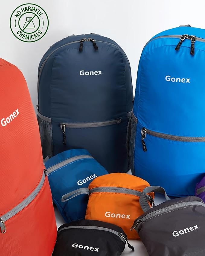 Gonex Ultra Lightweight Packable Backpack 20L Daypack Handy Foldable Camping Outdoor Travel Cycling Backpacking