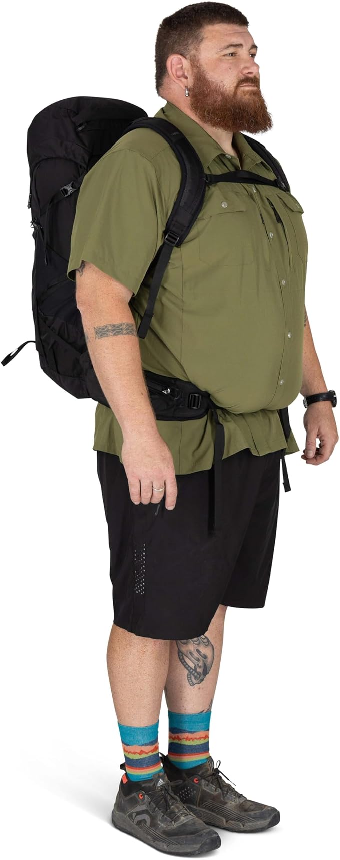 Osprey Talon 33L Men's Lightweight Hiking Backpack - Daypack for Travel & Camping, Green Canopy/Pine Leaf, Extended Fit
