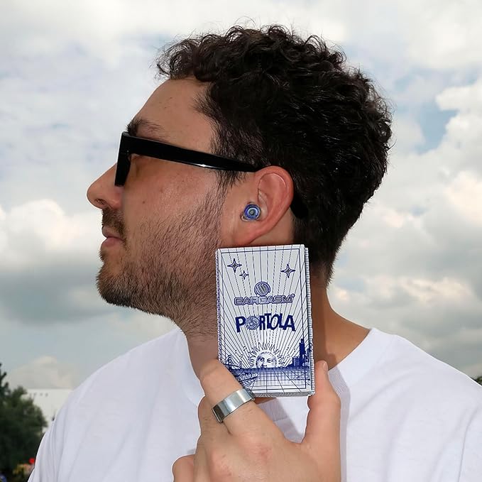 Eargasm High Fidelity Earplugs: Portola Festival Edition - Noise Reducing Ear-Plugs for Hearing Protection at Music Festivals, Loud Environments, Concerts, Live Events, Sporting Events