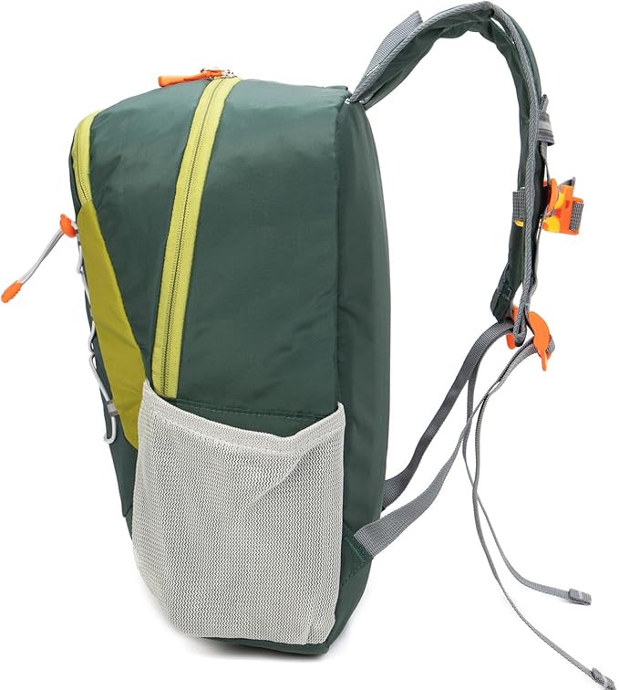 IVYGREEN Little Kids Hiking Backpack for Boys or Girls, Small Daypack for Camping or Travel (Green, Small)