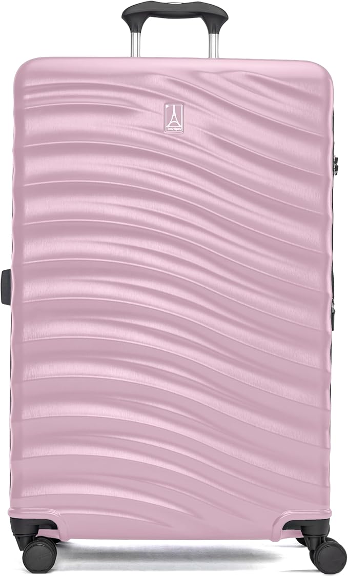 Travelpro Maxlite Air V2 Hardside Expandable Checked Luggage, 8 Spinner Wheels, Lightweight Hard Shell Suitcase, TSA lock, Pink, Checked Large 28-Inch
