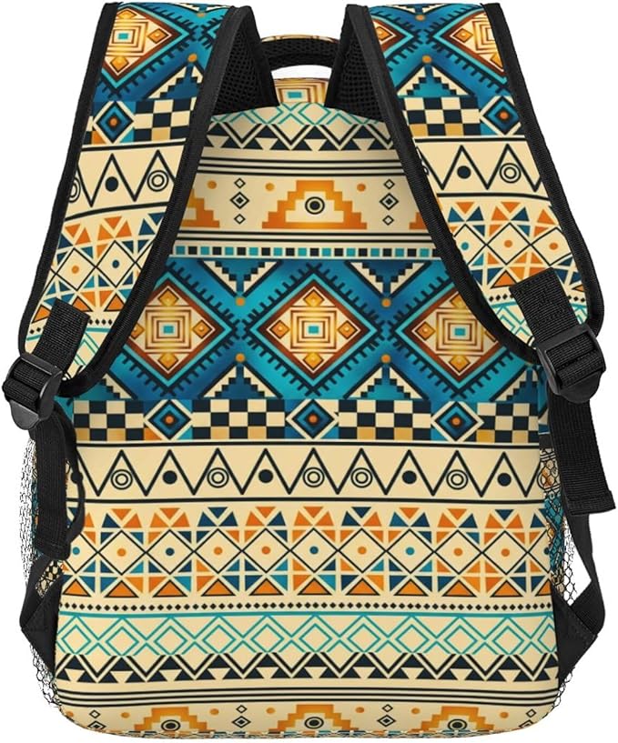 Native American Backpack for Men Women,Casual Travel Hiking Camping Backpacks Lightweight Bookbag
