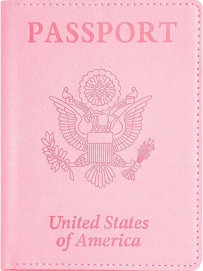 Leather Passport Holder,International Travel Must Haves Travel Accessories for Women Men, Cruise Ship Essentials, Travel Gifts