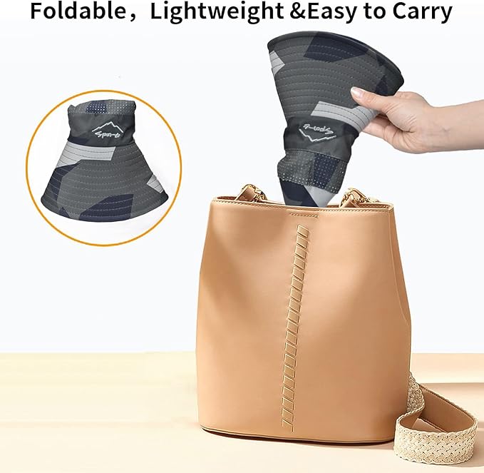 Sun Hats for Men Women Fishing Hat UPF 50+ Breathable Wide Brim Summer UV Protection Hat