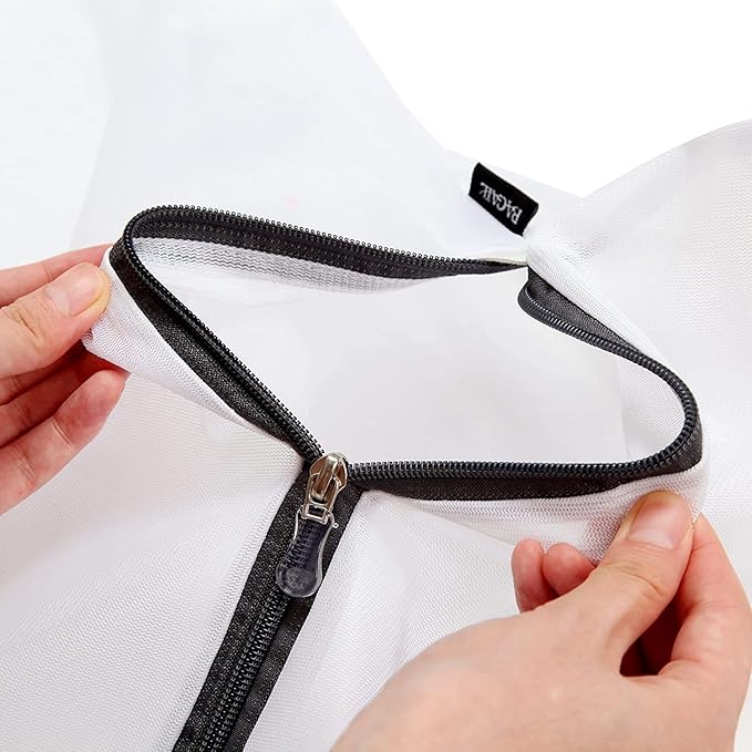 BAGAIL Laundry Bags Mesh Wash Bag for Intimates Lingerie and Delicates,6Pcs(3L,3M)