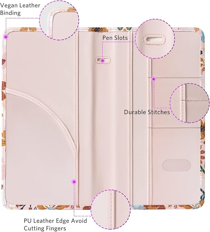 CoBak Car Registration and Insurance Holder - Vehicle Glove Box Car Organizer,Auto Truck Comparment Accessories Case with Magnetic Closure for Driver License,Cards