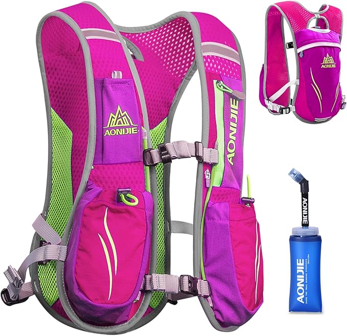 TRIWONDER Hydration Running Vest Backpack, Lightweight Water Pack for Men Women Hydration Backpack for Trail Race, Hiking, Cycling, Climbing, Camping, Jogging, Marathon