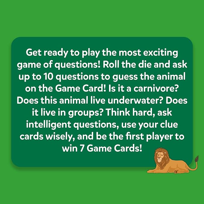 Skillmatics Guess in 10 Animals Megapack, Perfect for Boys, Girls, Kids, Teens, Adults Who Love Animal Card Games, Trivia, Travel Games, Gifts for Ages 6, 7, 8, 9, 10, and Up