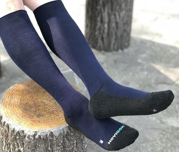 Big and Tall Compression Socks Sizes L to 8XL, Comfortable Knee High Socks for Men and Women