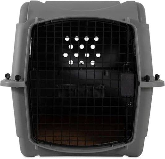 Petmate Sky Kennel - For Air and Travel, Airline Compliant Dog Crate for Pets up 15-30 lbs, Heavy Duty Dog Kennel, Made in the USA- 28 Inches