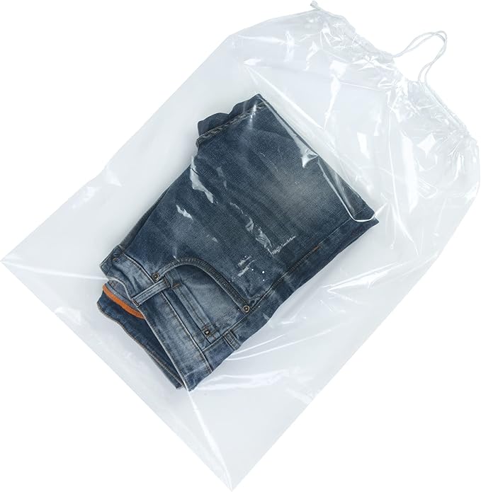 InfinitePack Large Transparent Shoe Bags for Travel, Portable Shoe Bags, Shoes Pouch Storage Organizer with Drawstring for Men & Women aClear Window Shoes Pouch with Rope