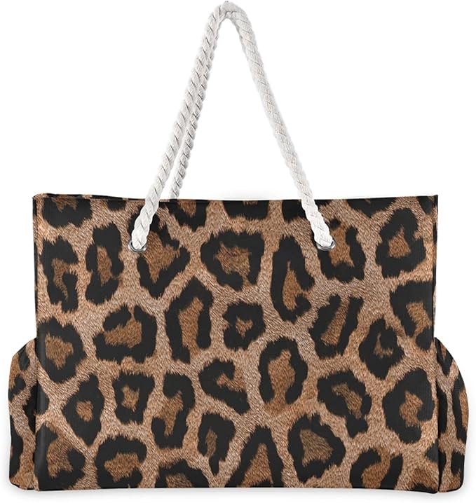 senya Large Beach Shoulder Bags Canvas Tote Water Resistant for Gym Travel Daily