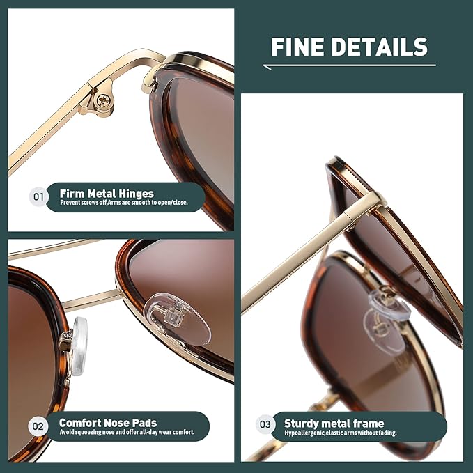 Polarized Aviator Sunglasses for Women