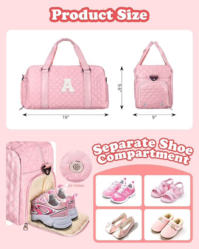 Elilier Travel Bag Women, Overnight Bag, Kids Gifts for Daughter, Teacher Appreciation Gifts, for Teens, Gift for Friend Sister Women Gifts