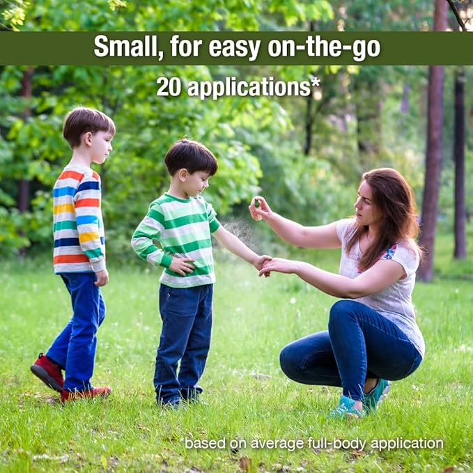 Herbal Armor DEET-Free Pump Spray 2 oz. Travel Size Insect Repellent, Plant-Based and All Natural, Safe for Family and Pets, Mosquito and Bug Protection