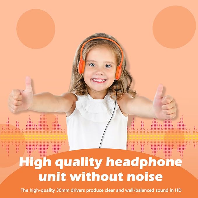 Bulk Headphones 30 Pack for Classroom School Kids, Wholesale Wired Adjustable Headphones Earphones for Students Schools Libraries Museums 3.5mm Jack Multi Color