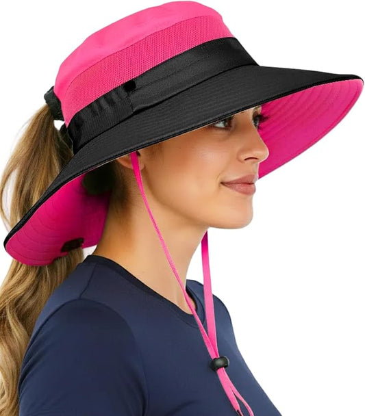 GearTOP Safari Hat for Men Sun Hats for Women UV Protection UPF 50+ Fishing, Gardening, Hiking Hat (22-23 1/2")