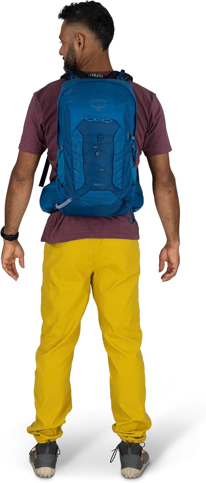 Osprey Talon 11L Men's Lightweight Hiking Backpack - Small Daypack for Travel & Camping, Green Canopy