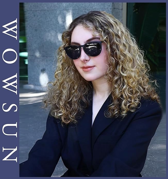 Retro sunglasses womens 2024 trendy round classic glasses
