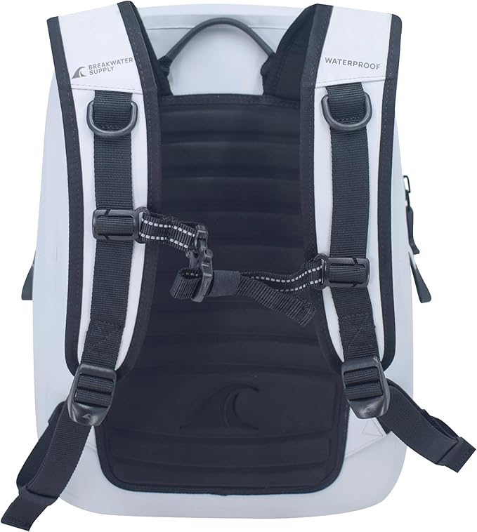 Breakwater Supply™ Waterproof IP68 Submersible Backpack with Airtight Zippers | Laptop Travel Outdoors | Fogland 25L 20L 15L