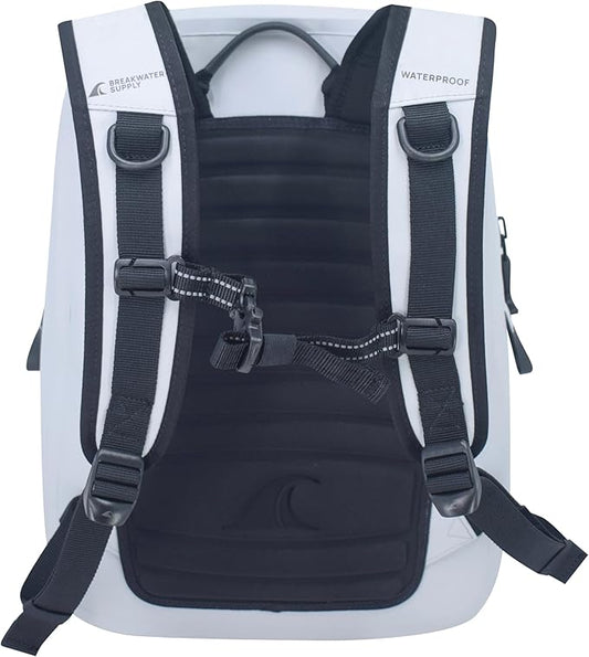 Breakwater Supply™ Waterproof IP68 Submersible Backpack with Airtight Zippers | Laptop Travel Outdoors | Fogland 25L 20L 15L