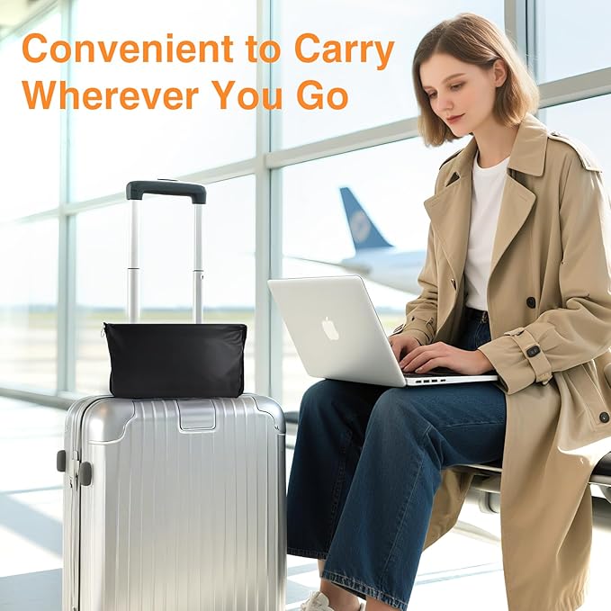 Maliton Inflatable Foot Rest Pillow for Travel,Kids Airplane Bed,Adjustable 3 Layers Height Leg Pillow of Air Travel Essentials,Car, Office, Home - Fast Inflation (Dark Grey)