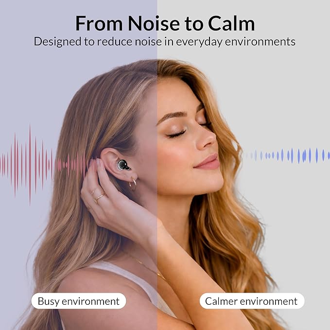 360 RELIEF OSonic Adjustable Ear Plugs – 3 Noise Relief Modes for Everyday Control, Reusable Earplugs for Concerts, Festivals, Travel & Social Settings with Carry Case
