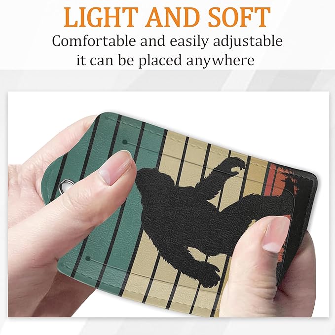 Sasquatch Luggage Tags for Suitcase 3 Pack, Privacy Cover ID Label with Stainless Steel Loop and Address Card for Travel Bag Suitcase