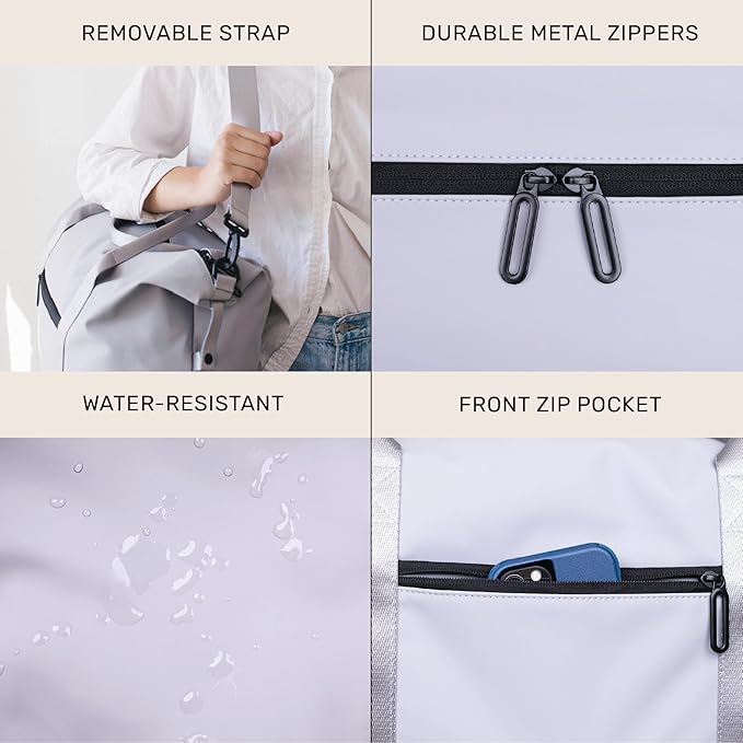 Jadyn Lola Travel Bag, Weekender/Overnight Duffel, Gym Tote Bag for Women, Men