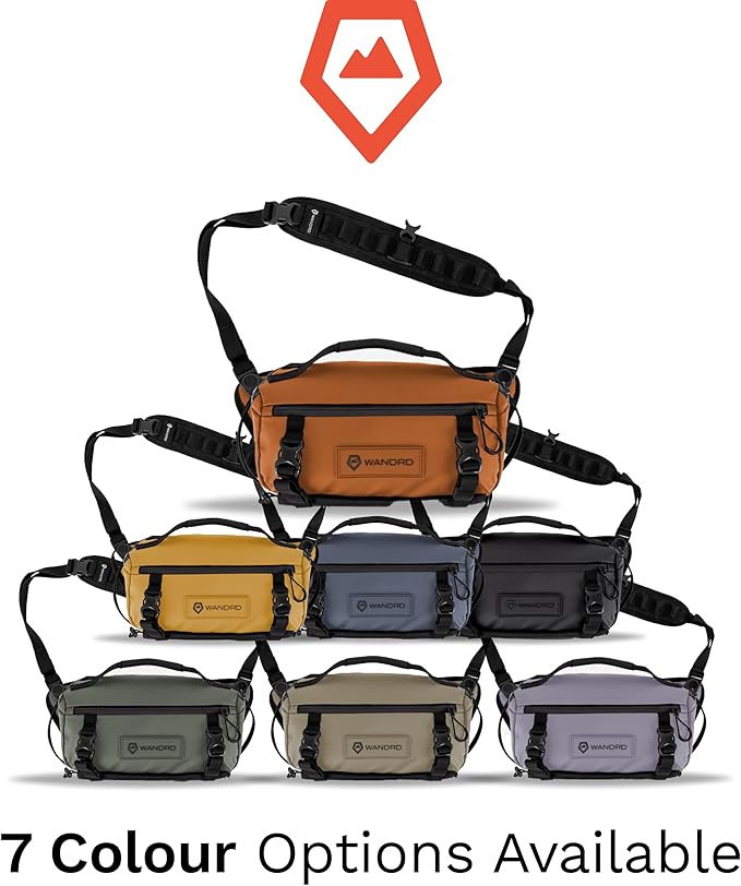 WANDRD ROGUE V1 3L Sling: Compact Camera Sling and Crossbody Bag with Fast Access, 3-Way Carry– Lightweight Everyday Bag Great for Travel, Photography, and Daily Use (Sedona Orange)