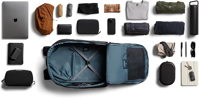 Bellroy Transit Workpack Pro (28L work bag/commuter backpack, fits 16” laptops; organization for travel and commutes)- Black