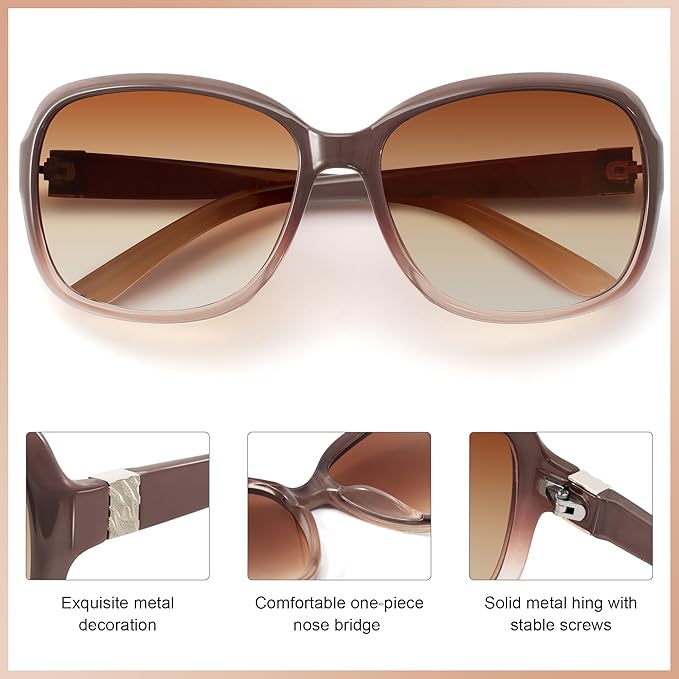 Madison Avenue 2 Pack Classic Vintage Sunglasses for Women Men,Fashion Sun Shades Glasses with UV400 Protection