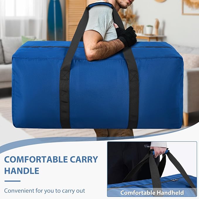 160L Extra Large Travel Duffle Bag, Gear Bag for Men and Women, Storage Bag Ideal for Overnight Camping and Weekend Getaways