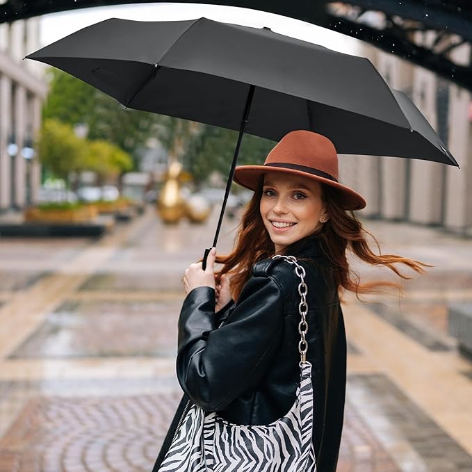 G4Free Mini Ultralight Umbrella UPF 50+ UV Protection Compact Lightweight Travel Umbrella Super Slim Small Portable Automatic Open and Close,40 Inch