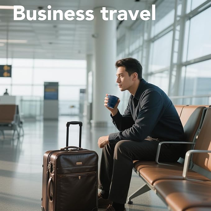 TakeToday 2PCS Collapsible Travel Cup - Silicone Foldable Water Cup, BPA-Free with Lid & Waterproof Bag - Drinking Cup Set for Camping, Outdoors & International Travel（8 Oz, Navy & Lowcountry Peach）