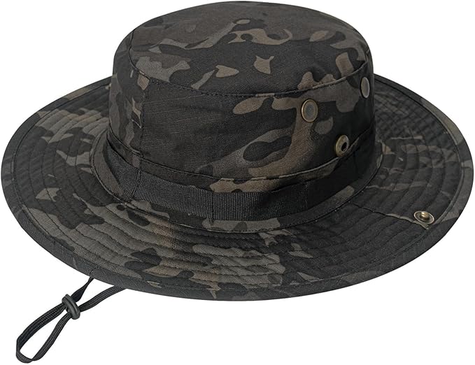 Sun Hats for Men Women Boonie Hat UPF 50+ Bucket Hat Wide Brim UV Protection Fishing Hiking Safari Outdoor Hats