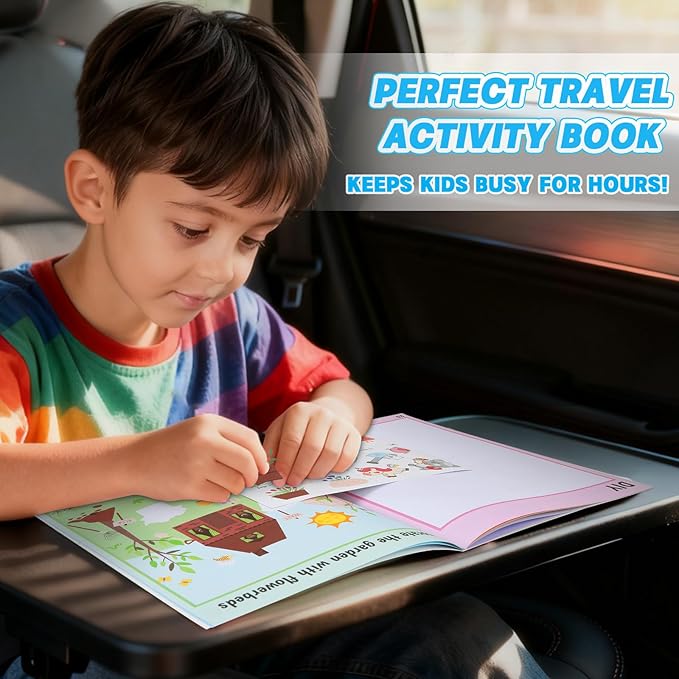 Seek and Find Sticker Fun for Little Ones – Hidden Object Activity Book with Cute Animal Camping Theme, Learning and Fine Motor Skill Games