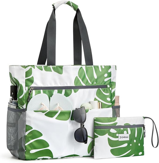 G4Free Beach Bag, Waterproof Sandproof Beach Tote Bag, Large Capacity Foldable for Women