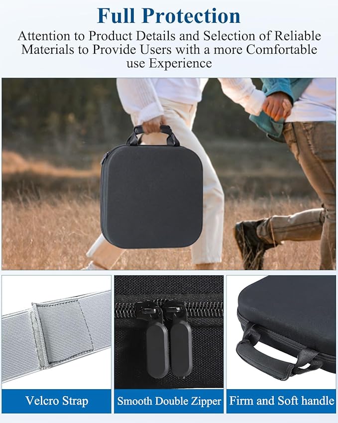 Carry Case for Starlink Mini – Outdoor Travel Case for Standard Starlink Mini Accessories, Large Capacity, Semi-Rigid EVA Protection