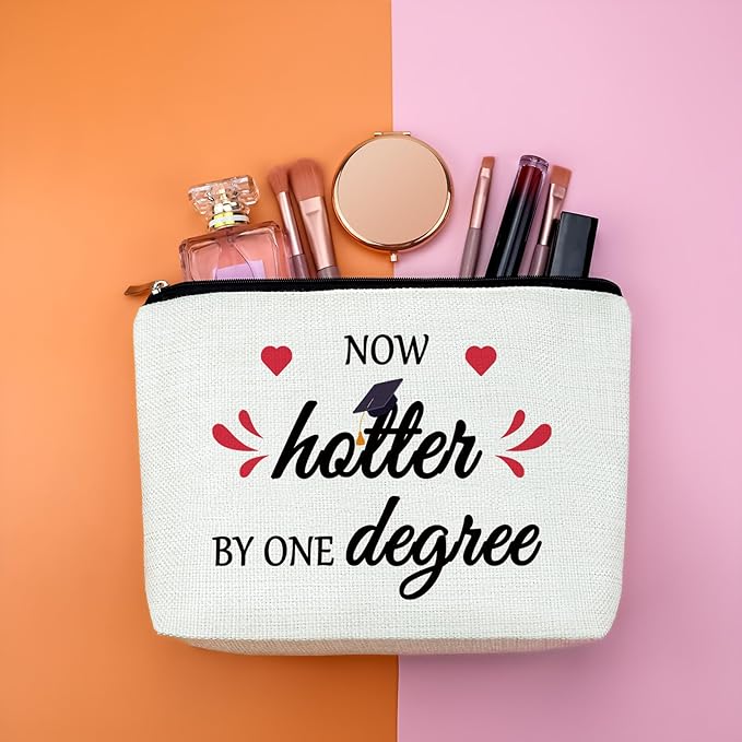 Inspirational Graduation Gifts For Her Makeup Bag 2025 Graduation Gifts 2025 Graduation Gifts For Friend Cosmetic Bag 2025 Graduation Decorations Masters Degree College Graduation Gifts Travel Pouch