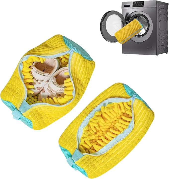 Shoe Washing Machine Bag: Shoe Bag for Washing Machine - Reusable Shoe Cleaning Bag for Sneaker Tennis Shoes Unstain Cleaner Kit