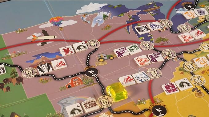 Bucket Race Strategy Board Game - Strategic Adventure Friends and Family Games for Kids and Adults - Easy-to-Learn Competitive Group Gameplay for 3-5 Players and Ages 10+ - Takes 45-60 Minutes to Play